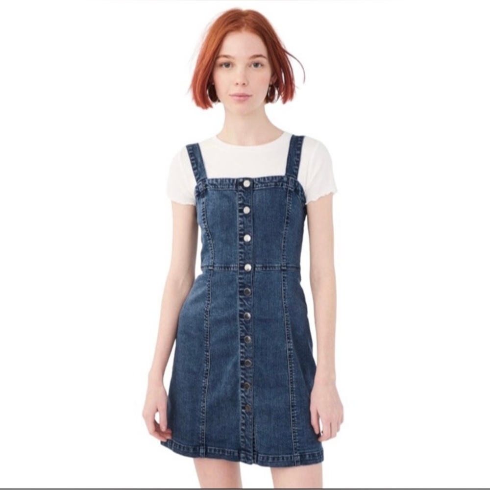 Aeropostale denim jumper dress (LARGE)